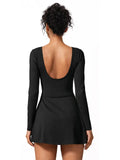 Bri Long Sleeve Wrap Dress