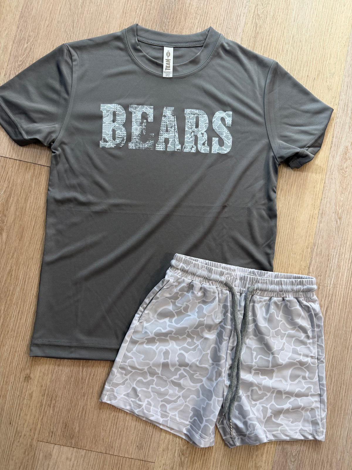 White Camo Shorts