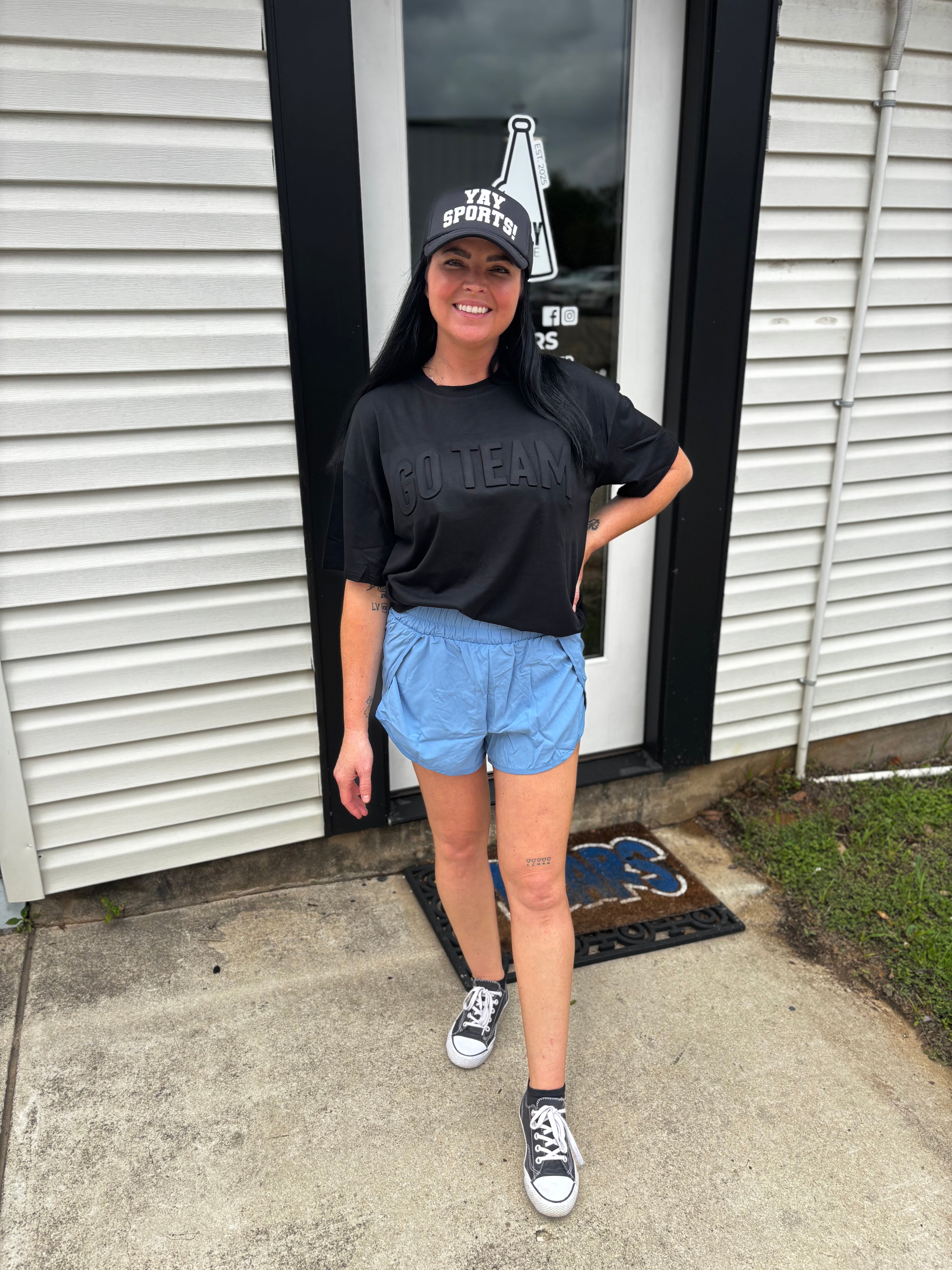 Embossed Go Team Tee