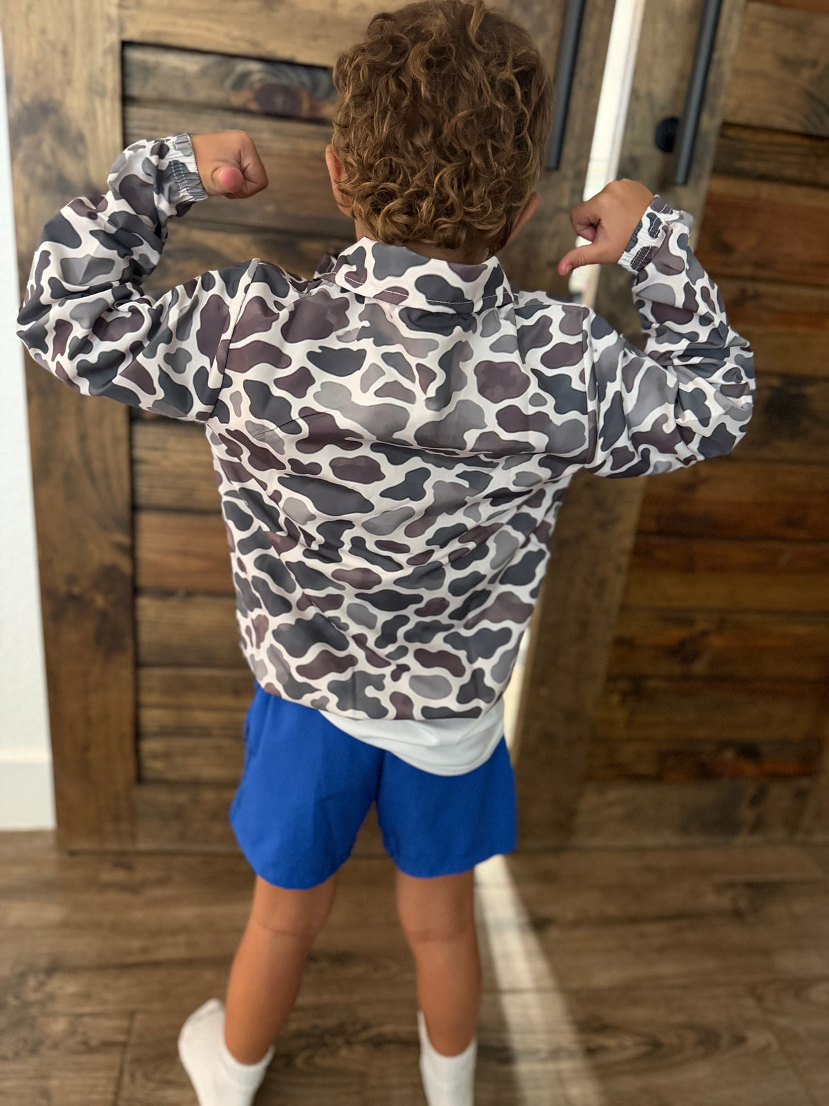 Camo Windbreaker