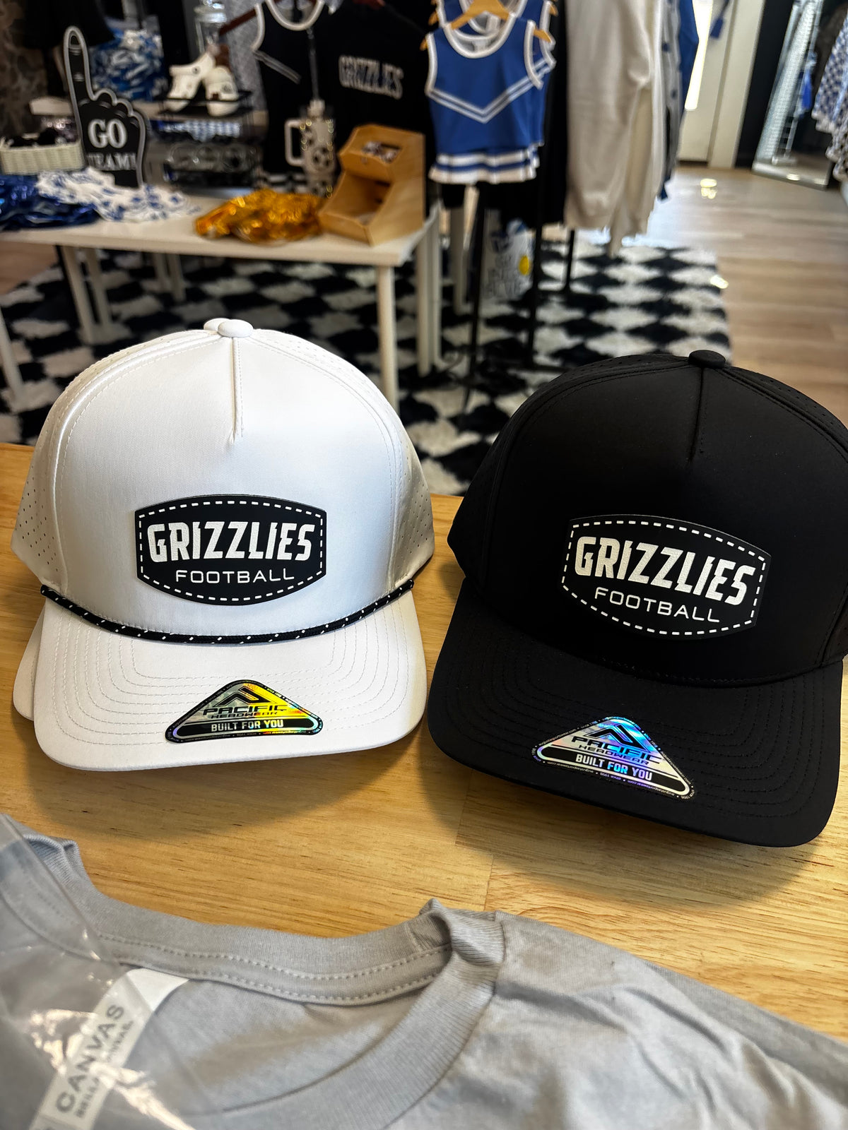 Leatherette Grizzlies Hat