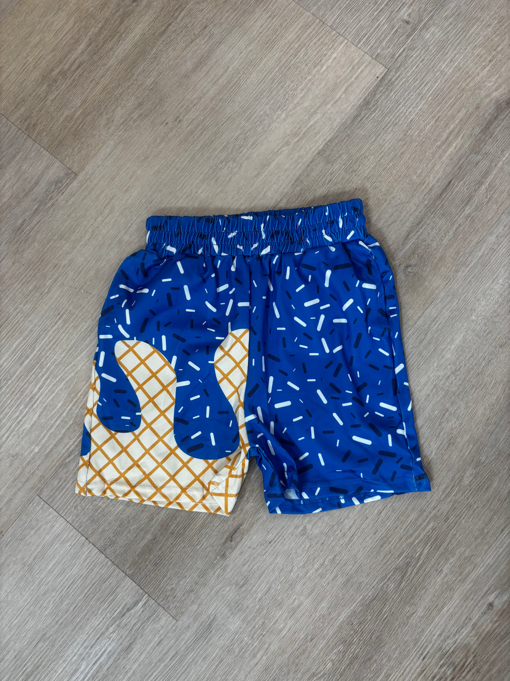 Royal Blue Drip Shorts