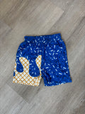 Royal Blue Drip Shorts