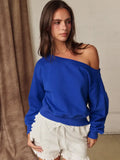 Courtney Off Shoulder Sweatshirt